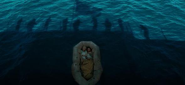 <언브로큰>은 실존 인물 루이 잠페리니가 갖은 고초를 이겨내고는 끝내 화해와 용서를 한다는 실화를 바탕으로 한 영화다. 할리우드 스타 앤젤리나 졸리의 두번째 극영화 연출작이다.  유피아이코리아 제공 

