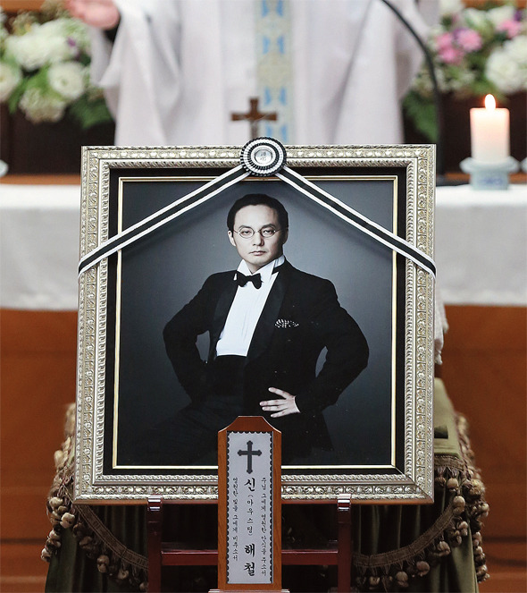 고 신해철씨의 영결식. 사진 공동취재단