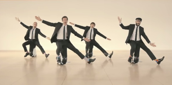 미국의 4인조 록밴드 ‘OK GO’의 네번째 앨범을 DNA에 저장하는 작업이 진행중이다. 유튜브 화면 갈무리