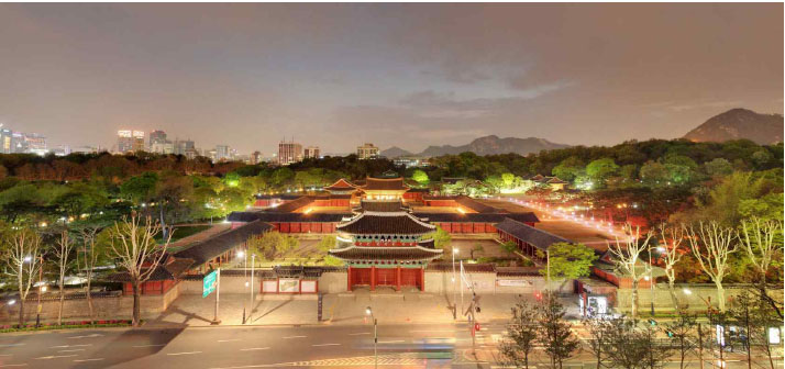 창경궁 야경 