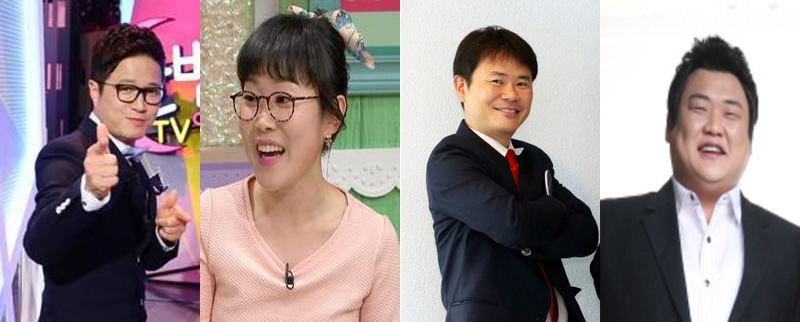 왼쪽부터 조영구, 박슬기, 강성범, 김준현. 