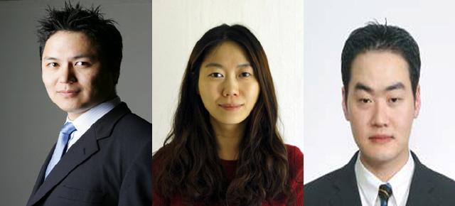 왼쪽부터 김외현 기자, 김미영 기자, 오승훈 기자