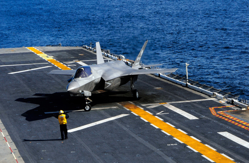 일본 자위대 F-35 전투기.
