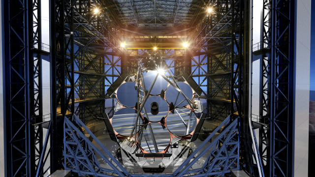 칠레에 설치되는 거대 마젤란망원경의 상상도. 한국천문연구원 제공