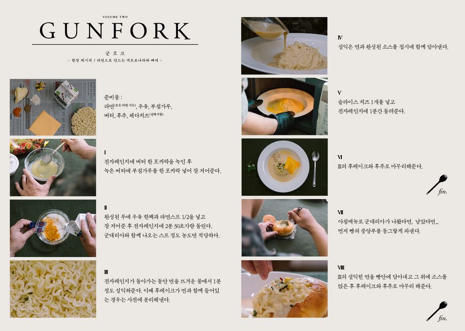 잡지 ‘킨포크’(Kinfolk)를 패러디한 공군 ‘군포크’. 공군 누리집 갈무리