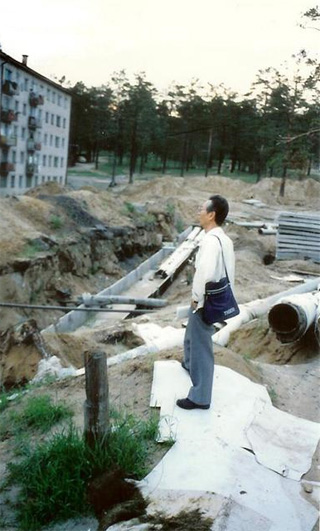 오구마 겐지는 시베리아 포로수용소에 3년 동안 억류됐으며, 1991년 7월 43년 만에 당시 수용소 터를 찾았다. 동아시아 제공