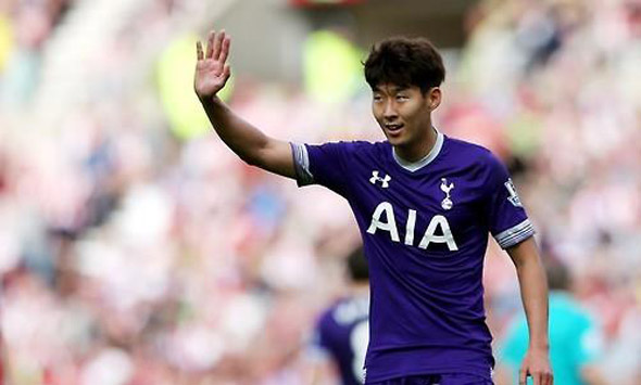EPL 데뷔전을 가진 토트넘의 손흥민. 연합뉴스