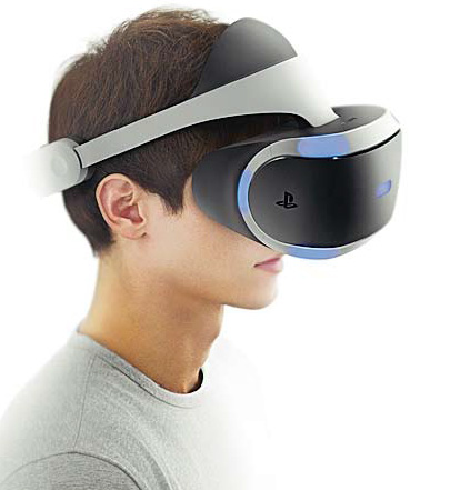 소니컴퓨터엔터테인먼트코리아의 가상현실 헤드셋 ‘플레이스테이션 브이아르(VR)’. 각 업체 제공