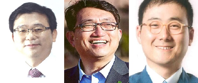 대구는 전국에서 유일하게 진보정당 소속 예비후보자(3명)가 더불어민주당 예비후보(2명)보다 많다. 왼쪽부터 북구을에 출마한 조명래 정의당 예비후보, 달서갑에 출마한 변홍철 녹색당 예비후보, 중남구에 출마한 최창진 노동당 예비 후보.