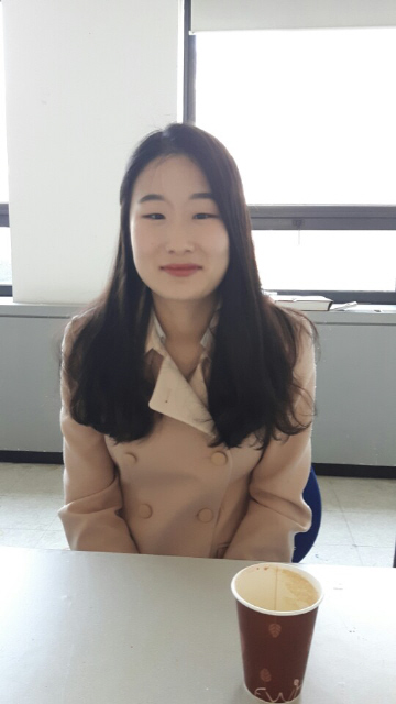 최은혜 이화여대 총학생회장. 사진 김미향 기자