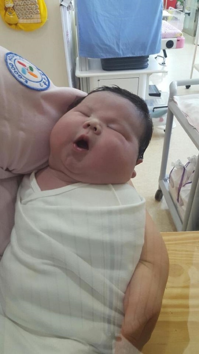 경남 통영에서 몸무게 6.08㎏의 우량아가 태어났다.