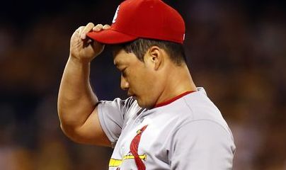 오승환, 실책 2개에 1이닝 비자책 1실점