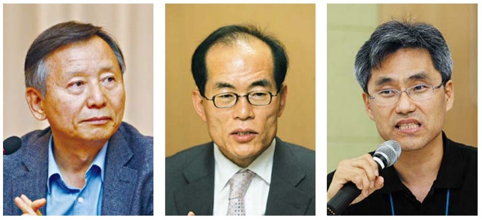 이원덕 최영기 전병유 (왼쪽부터)