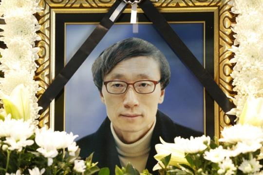 지난해 8월 총장 직선제 사수를 외치며 스스로 목숨을 끊은 고현철 부산대 교수. 김봉규 한겨레 선임기자