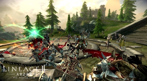 중국 스네일게임즈가 지난 7월 출시한 모바일 대규모 다중 접속 역할수행 게임(MMORPG) ‘리니지Ⅱ 혈맹’ 장면. 스네일게임즈 제공