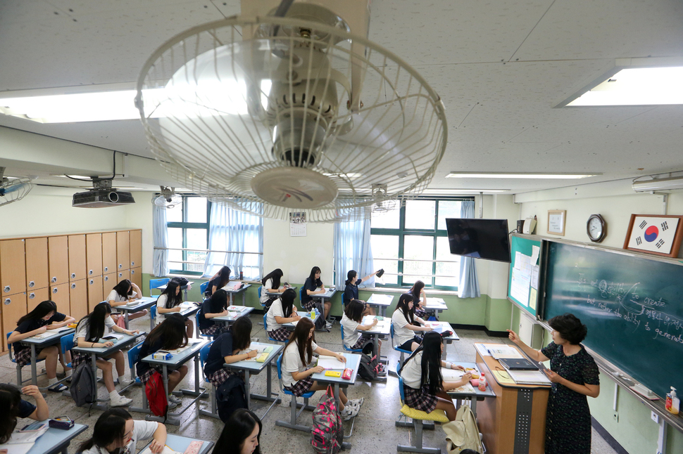 서울의 한 고등학교. <한겨레> 자료 사진