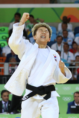 여자 유도 48㎏급 정보경 사진 연합뉴스