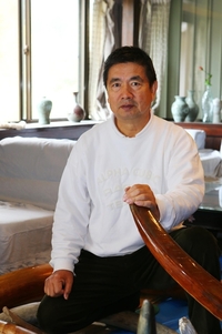 털매머드 표본 등을 국내 기증한 재일동포 박희원씨.