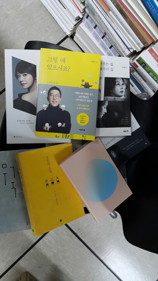 노래, 말, 연기로 대중과 소통하던 사람들이 쓴 책들이 붐을 이루고 있다. 배종옥·김제동·김소현·이석원·타블로·오지은이 쓴 최근 출간서들. 남은주 기자