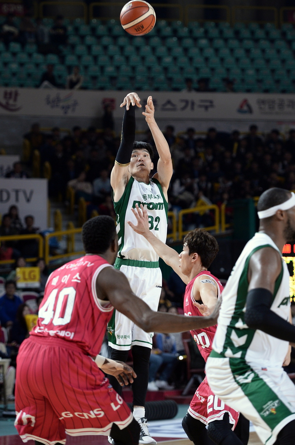 원주 동부의 김주성. 사진 한국프로농구연맹(KBL) 제공