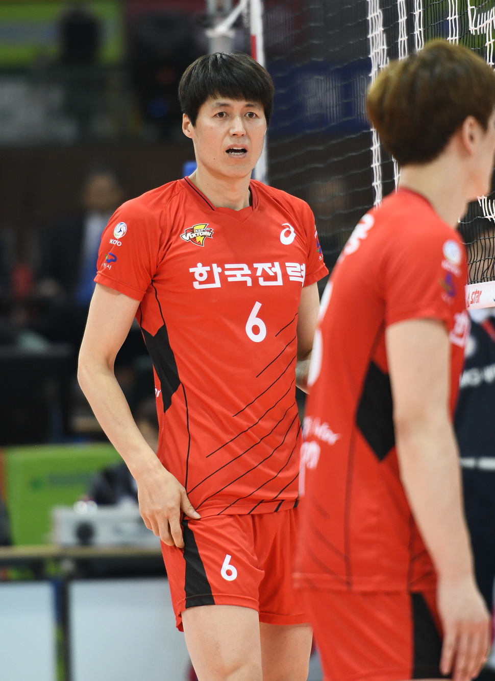 한국전력 센터 방신봉.     한국배구연맹 제공