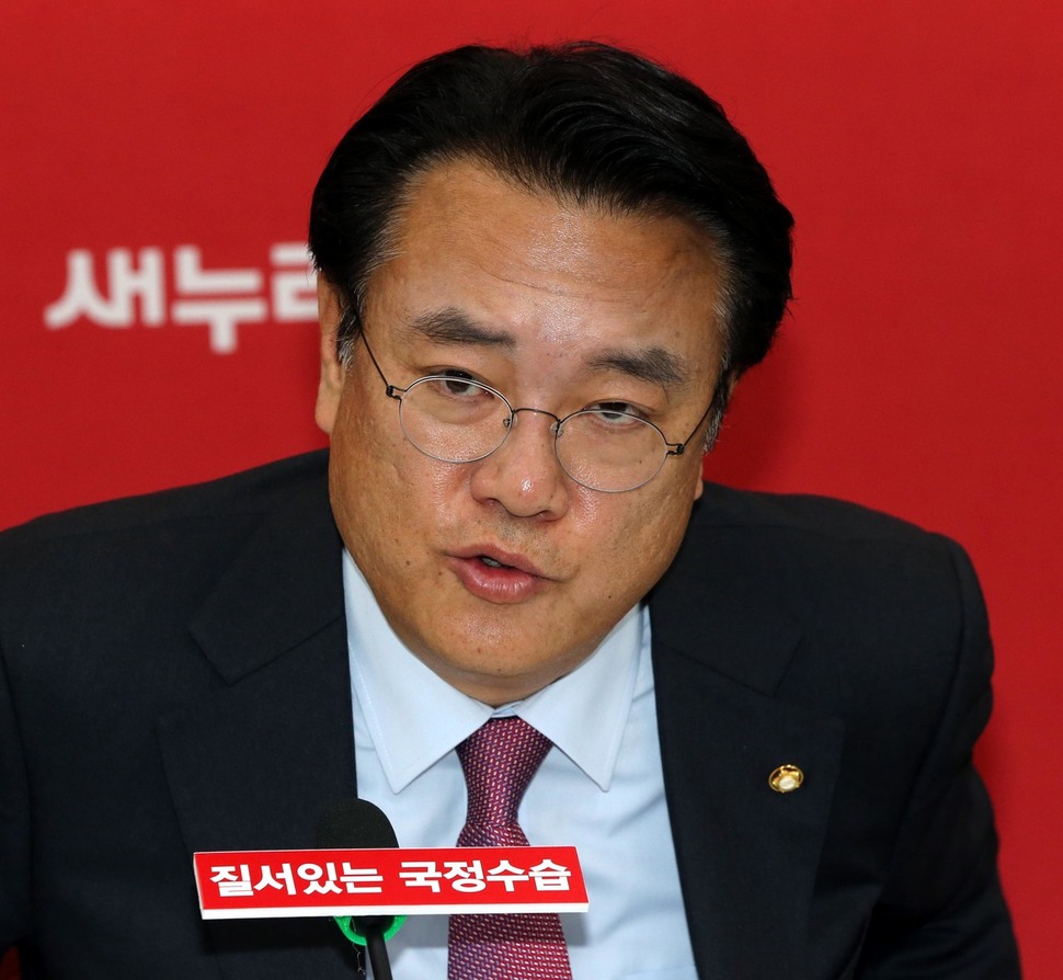 정진석 새누리당 원내대표. 강창광 기자 chang@hani.co.kr