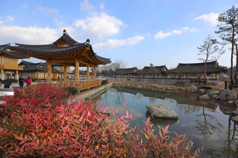 7일 준공된 강원 강릉 오죽한옥마을 전경 강릉시청 제공