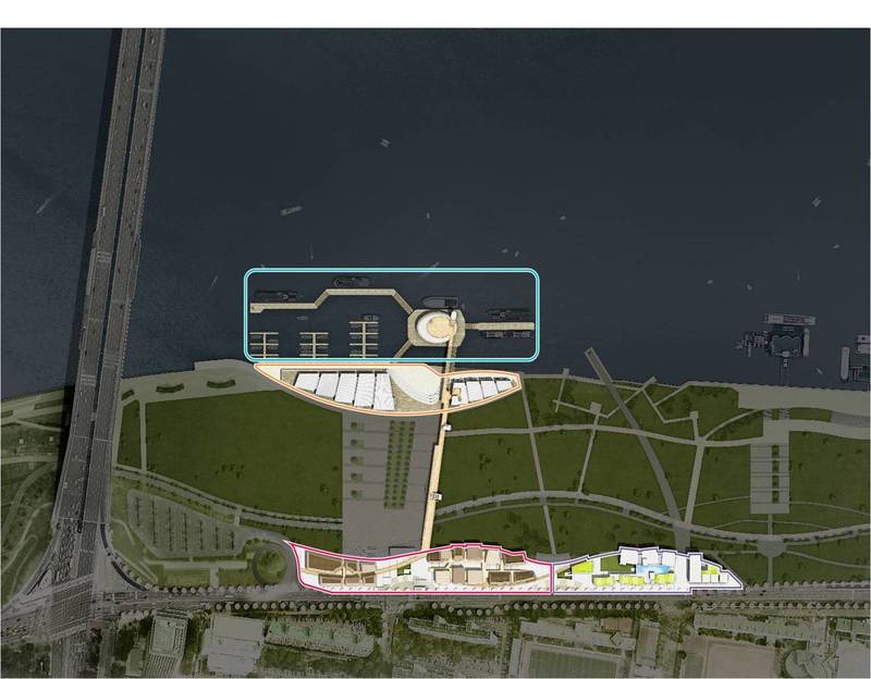 여의문화나루 기본계획안 배치도. 서울시 제공