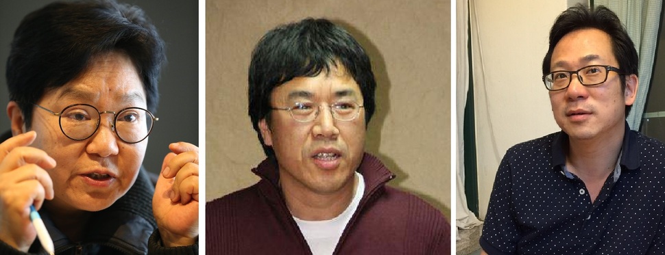 논픽션 작가 최현숙, 언론학자 전규찬, 평론가 최진석 