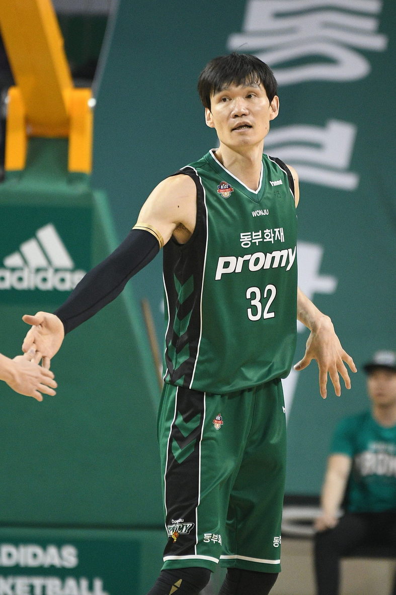 프로농구 원주 동부의 김주성. 한국프로농구연맹(KBL) 제공