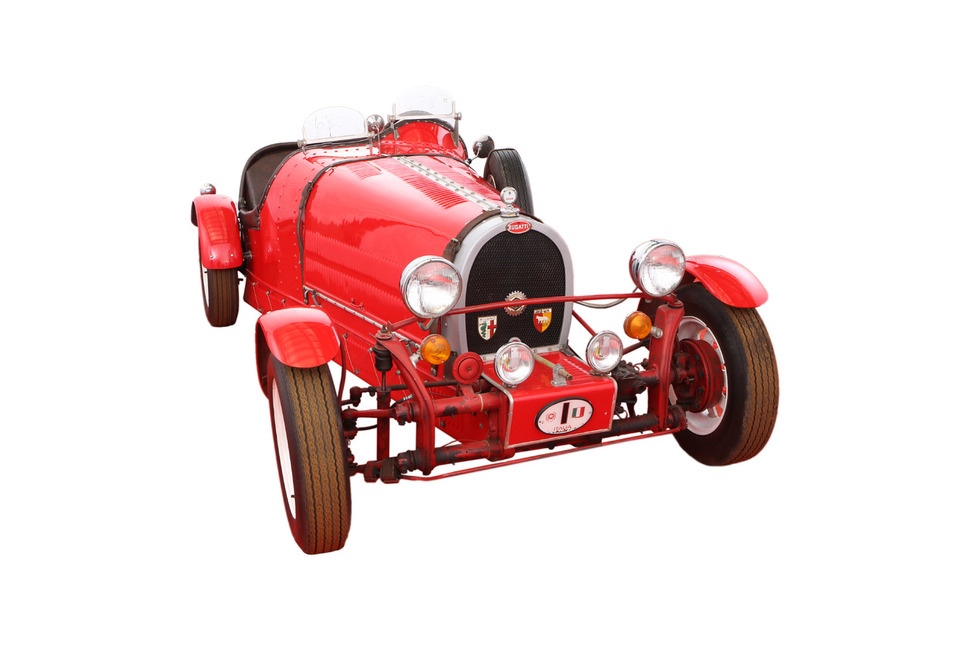 경주 세계자동차박물관에 전시될 희귀자동차로, 1929년에 제작된 부가티.