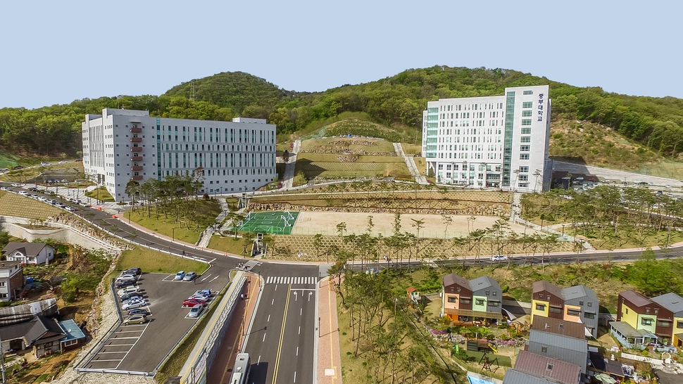 경동대와 동양대, 예원예술대, 중부대(사진) 등 경기북부지역에 최근 캠퍼스를 낸 4개 대학이 ‘경기북부연합대학’을 개설해 눈길을 끌고 있다. 중부대 제공