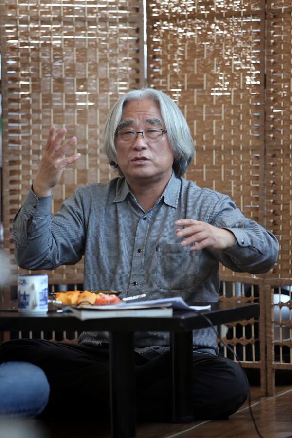이윤택 연희단거리패 예술감독. <한겨레> 자료사진