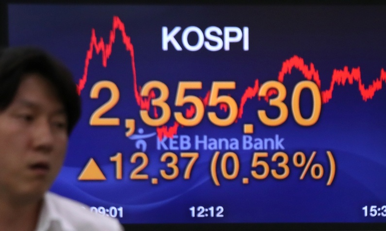 코스피 사상 처음 2350선 넘어
