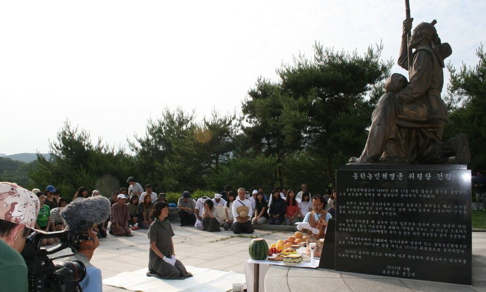 “124년 전 동학 민중들 마음이 오늘 촛불 민심”