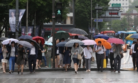 장마 수요일까지 계속 최고 150㎜ 물폭탄