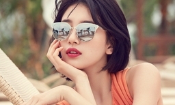 검은색 선글라스 노, 오렌지색 오케이!