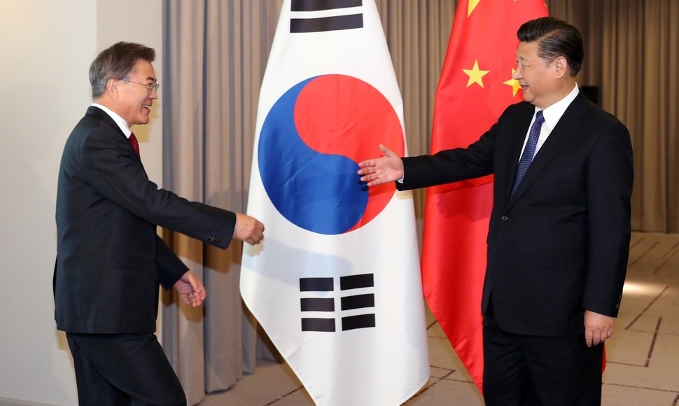 [한겨레 사설] 사드에 멈춘 25년 한-중 관계, ‘성숙한 동반자’ 돼야 