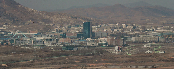 개성공단 전경. 한겨레 자료사진.