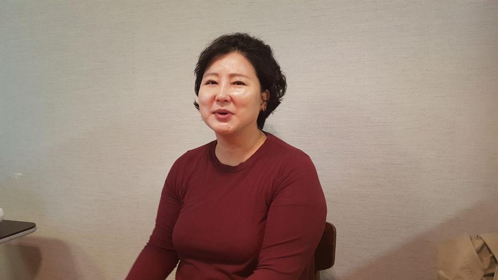 고 김광석씨 부인 서해순씨. 김양진 이지혜 기자