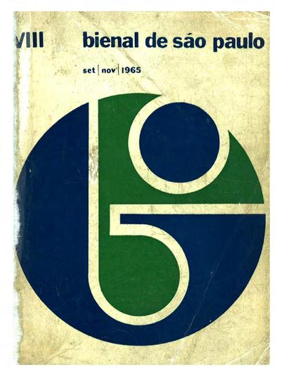 1965년 제8회 상파울루 비엔날레의 도록 표지.