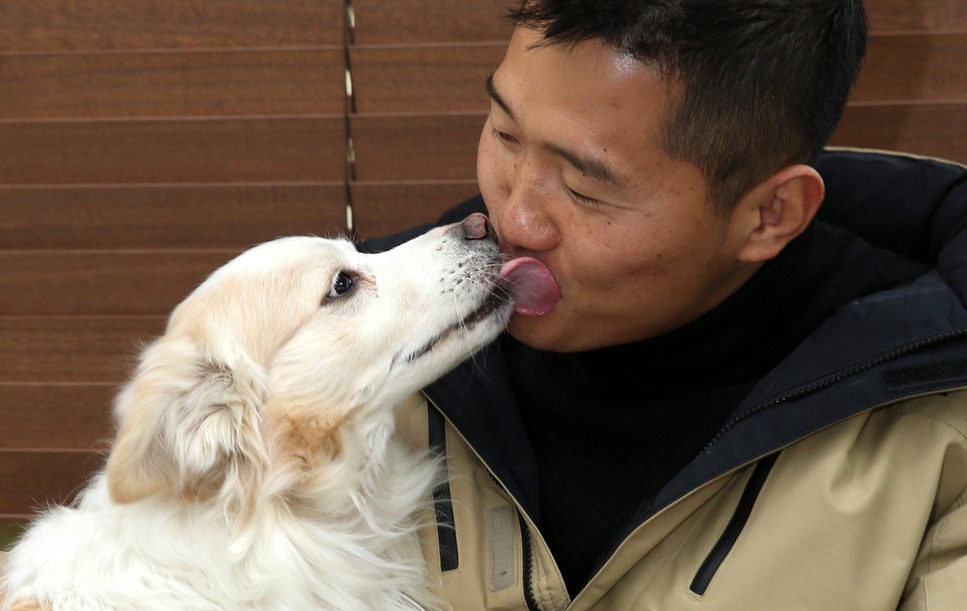 “반려견의 행동을 바꾸려면, 우선 반려인이 바뀌어야 한다”고 말하는 강형욱 훈련사. 그는 최근 자신의 블로그에 올린 글에서 “입마개는 학대가 아니라 사고를 예방해 참교육 기회를 주는 것”이라고 말했다. 남양주/강재훈 선임기자 khan@hani.co.kr