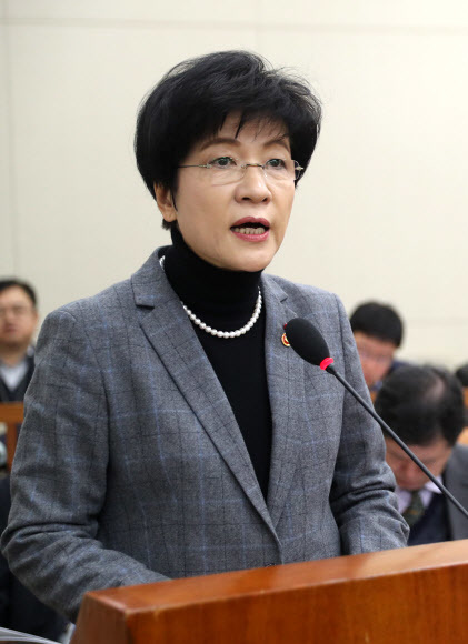 김영주 고용노동부 장관. 사진 연합뉴스.