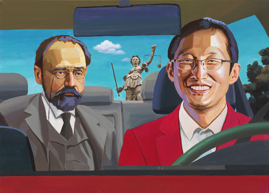 `박준영과 에밀 졸라'(2017). 무고한 사람들을 도와서 재심의 승리를 이끌어내고 사법 약자들을 위해 헌신하는 박준영 변호사와 19세기 후반 프랑스에서 반유대주의 때문에 희생된 무고한 드레퓌스의 무죄를 폭로하고 재심과 무죄를 이끌어 낸 진보 지식인 에밀 졸라(1840~1902)의 동행 작품.
