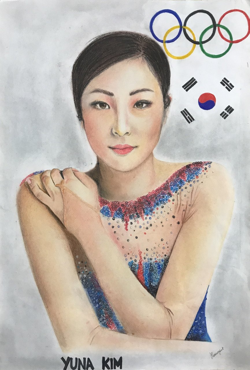 고등부 공동 2위를 차지한 뉴델리 발바라티 퍼블릭스쿨 10학년 무스쿠라하트 바자지의 그림. 주인도한국문화원 제공/연합뉴스