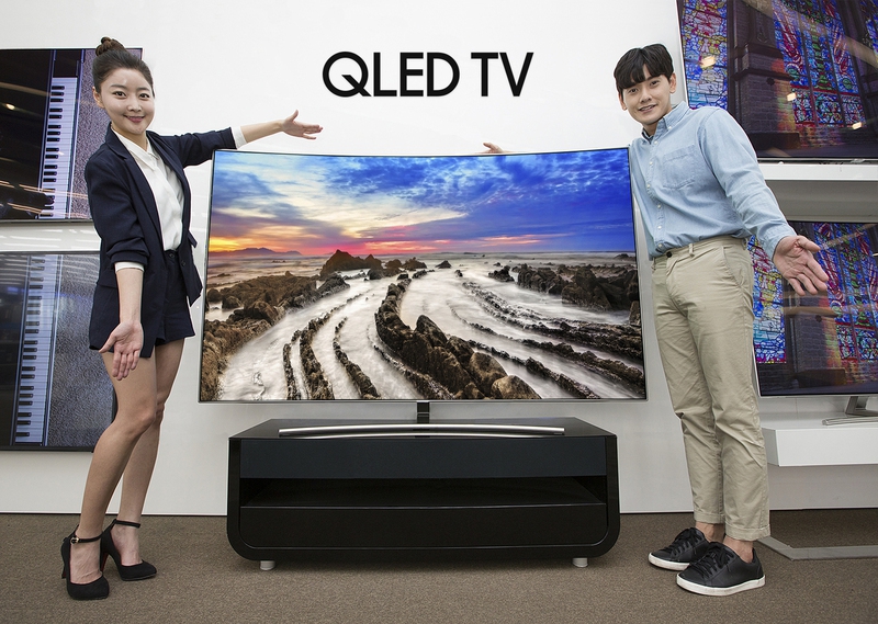 삼성전자가 지난해 5월 선보인 대형 QLED TV. 삼성전자 제공