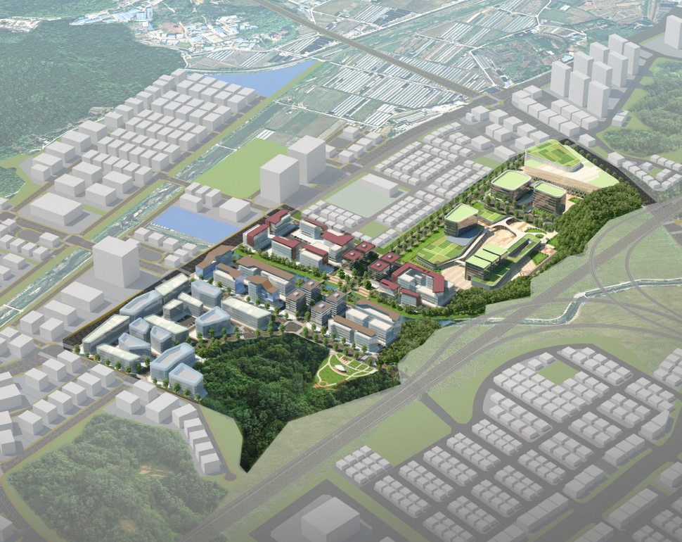 2022년까지 광명시 가학동 일대에 들어설 복합유통단지 조감도.