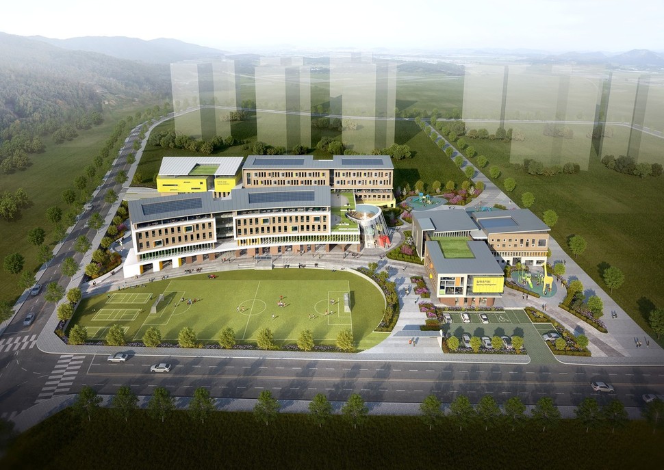 부산 기장군 일광1초등학교 조감도. 부산시교육청 제공