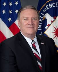 마이크 폼페이오 미국 국무장관 지명자(CIA 국장.)