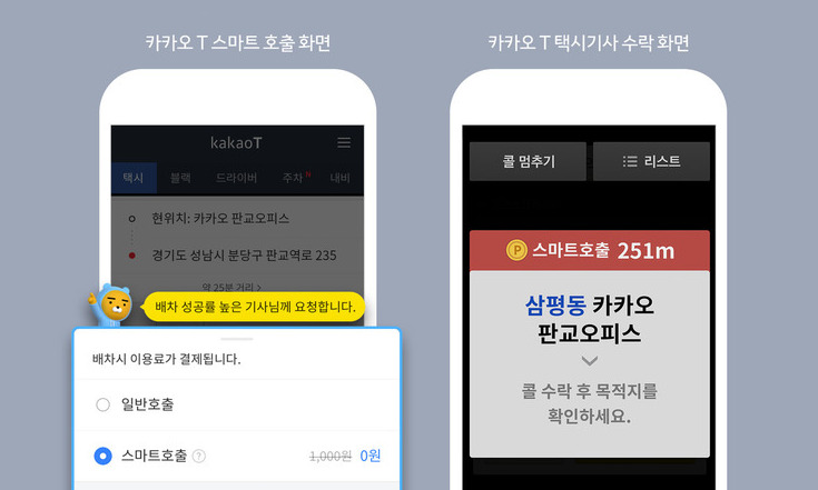 카카오택시, 오늘 오후 3시부터 1천원 웃돈 내면 ‘우선 호출’ 